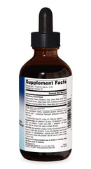 Close-up of product label for Echinacea-Elderberry Syrup