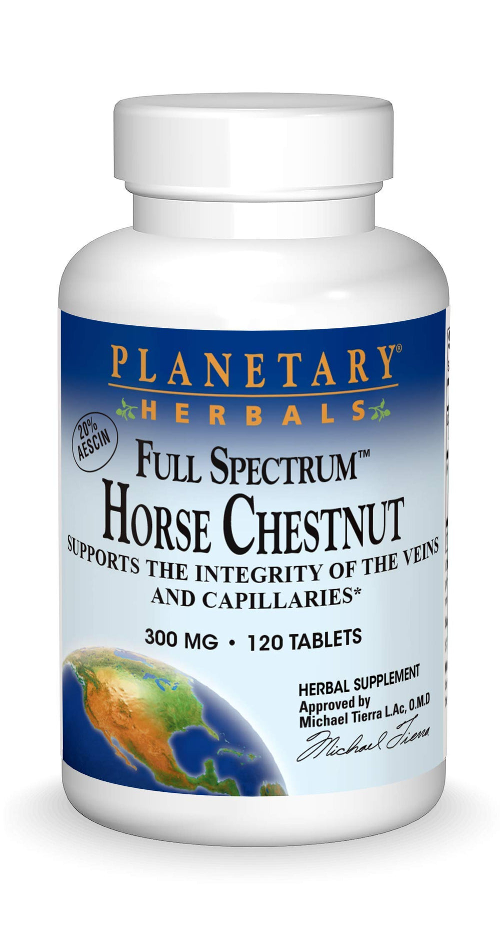Planetary Herbals Full Spectrum Horse Chestnut 500 mg - 120 tablets main image