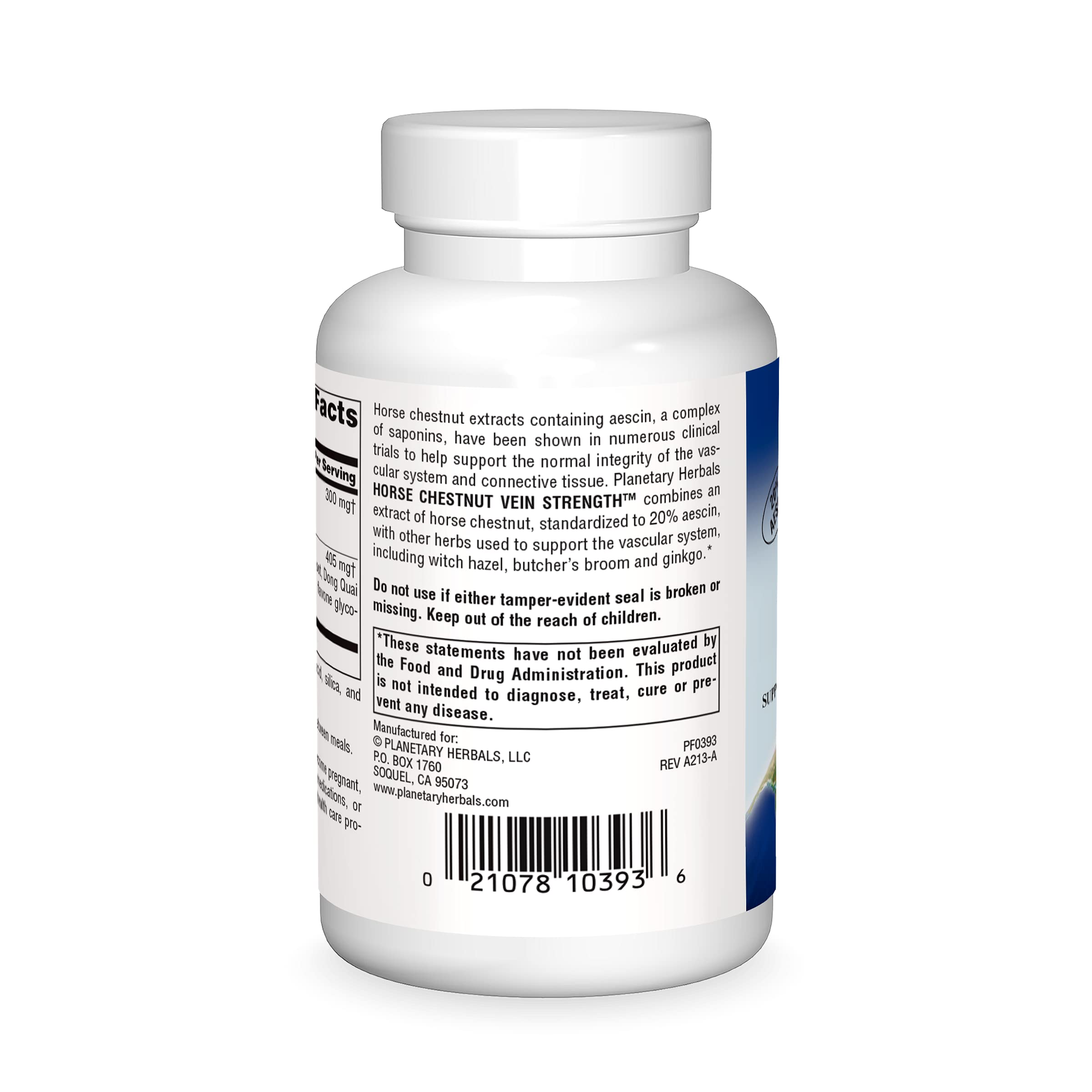 Horse Chestnut Vein Strength capsules close-up