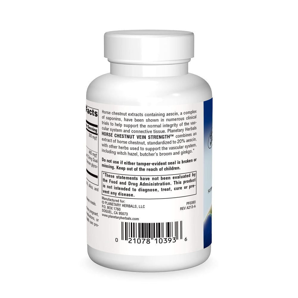 Horse Chestnut Vein Strength capsules close-up
