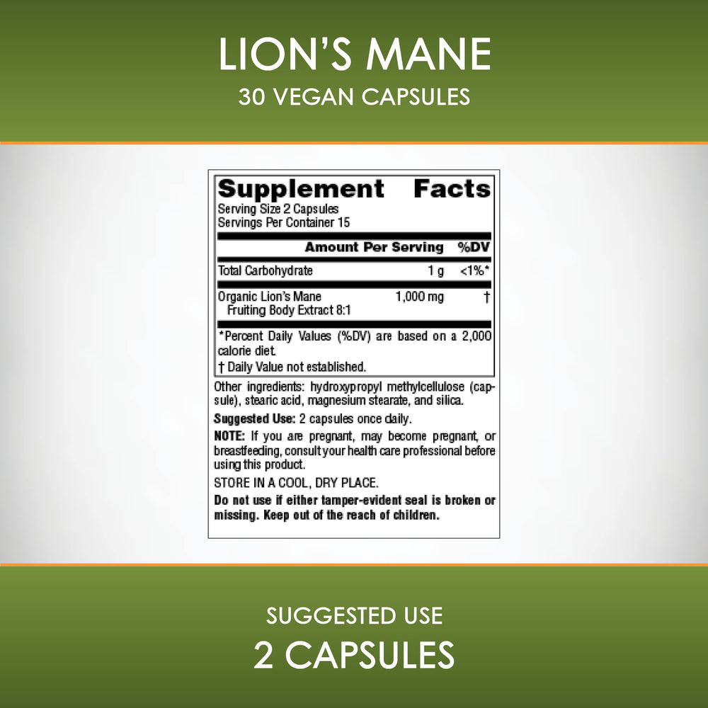 Brain health support with Lion's Mane