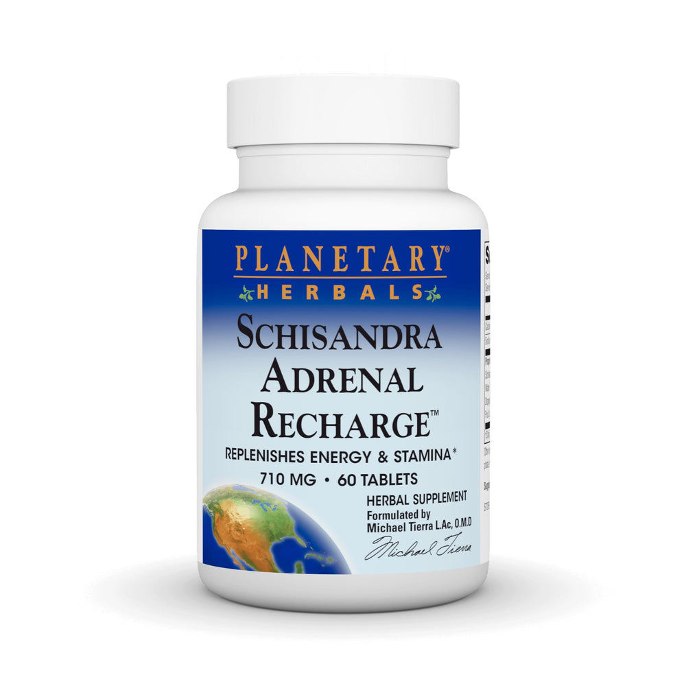 Planetary Herbals Schisandra Adrenal Complex bottle – daily vitality support visuals