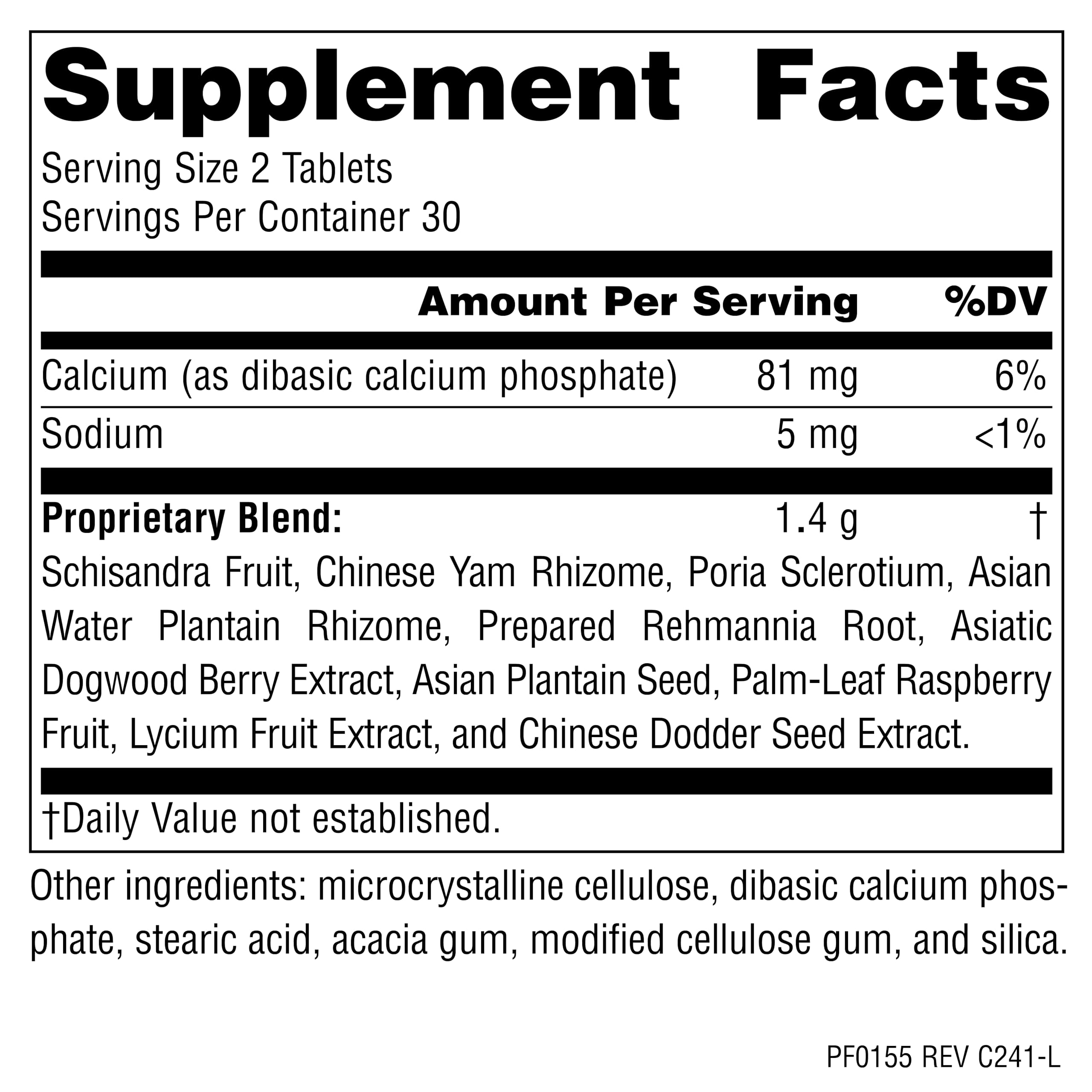 Planetary Herbals Schisandra Adrenal Complex yam rhizome – traditional root extract
