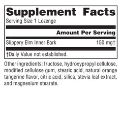 Slippery Elm Lozenges Tangerine flavor