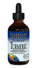 Planetary Herbals Turmeric Extract Full Spectrum Liquid bottle front view 4 oz