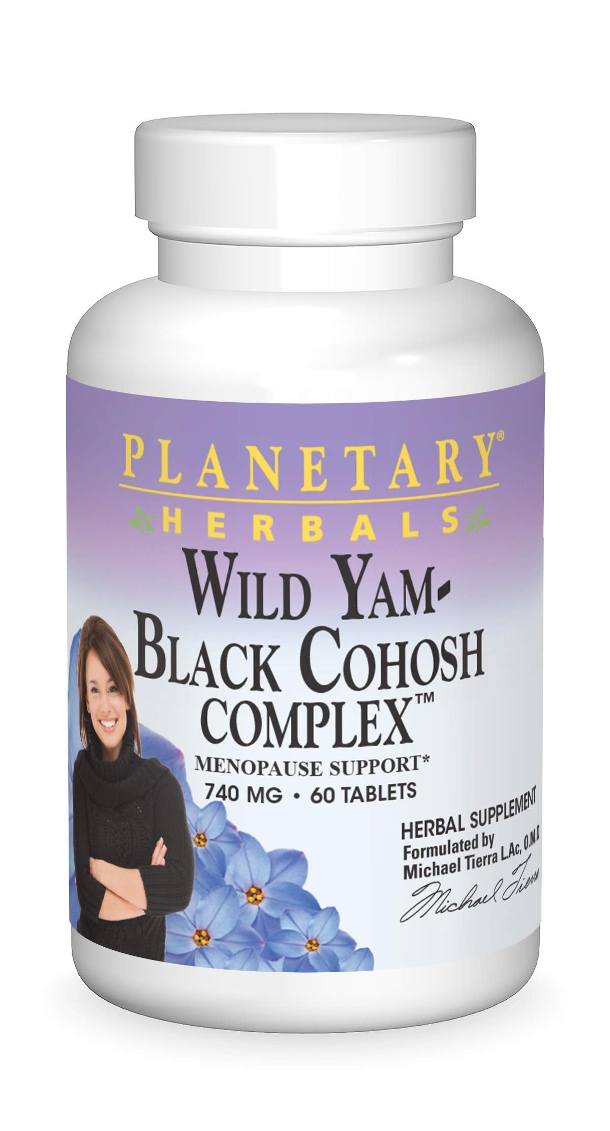 Planetary Herbals Wild Yam-Black Cohosh Complex bottle and tablets