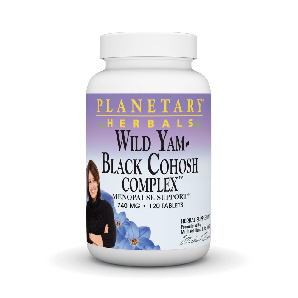 Planetary Herbals Wild Yam Black Cohosh Complex tablets - front view