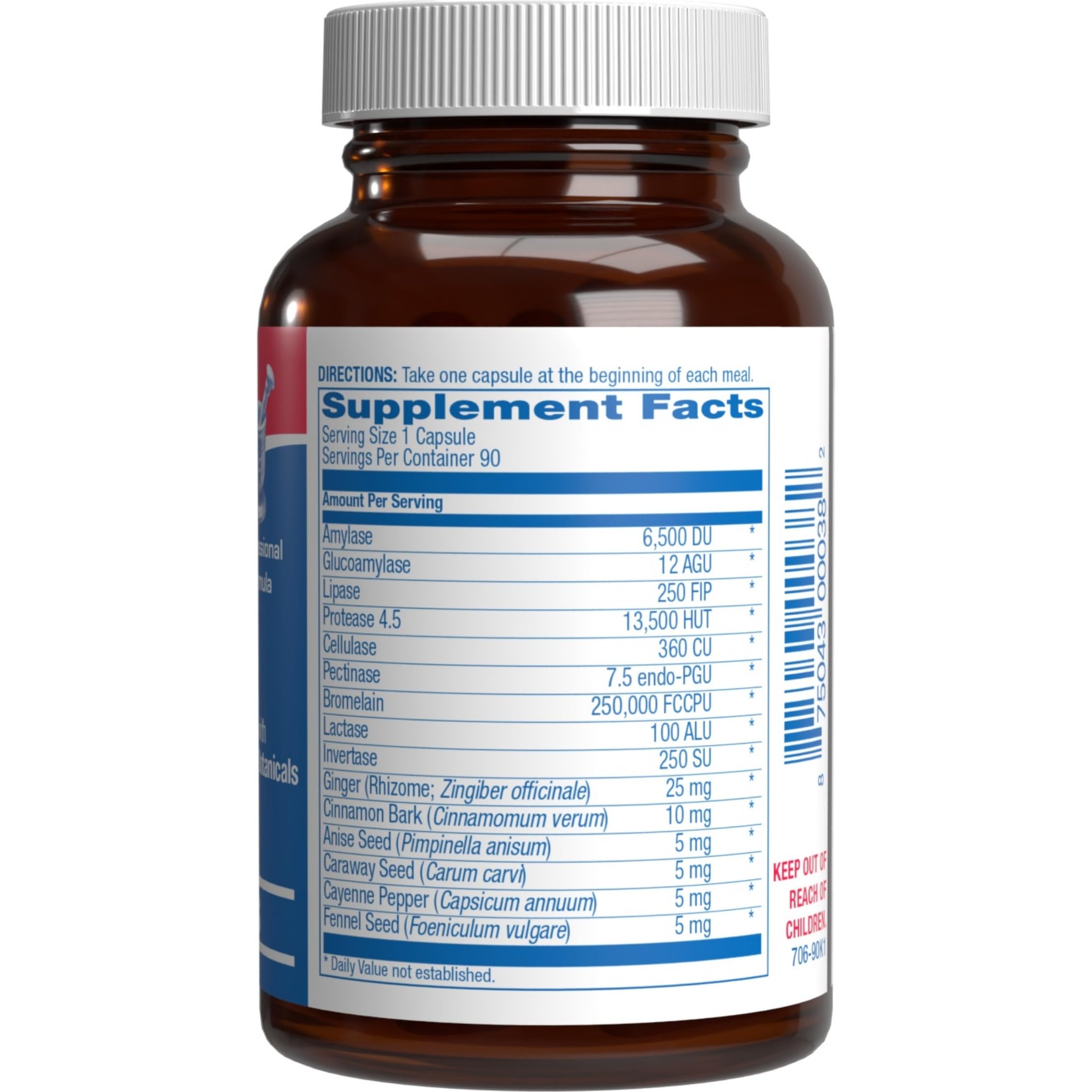 Lifestyle image with bottle paired with a healthy meal