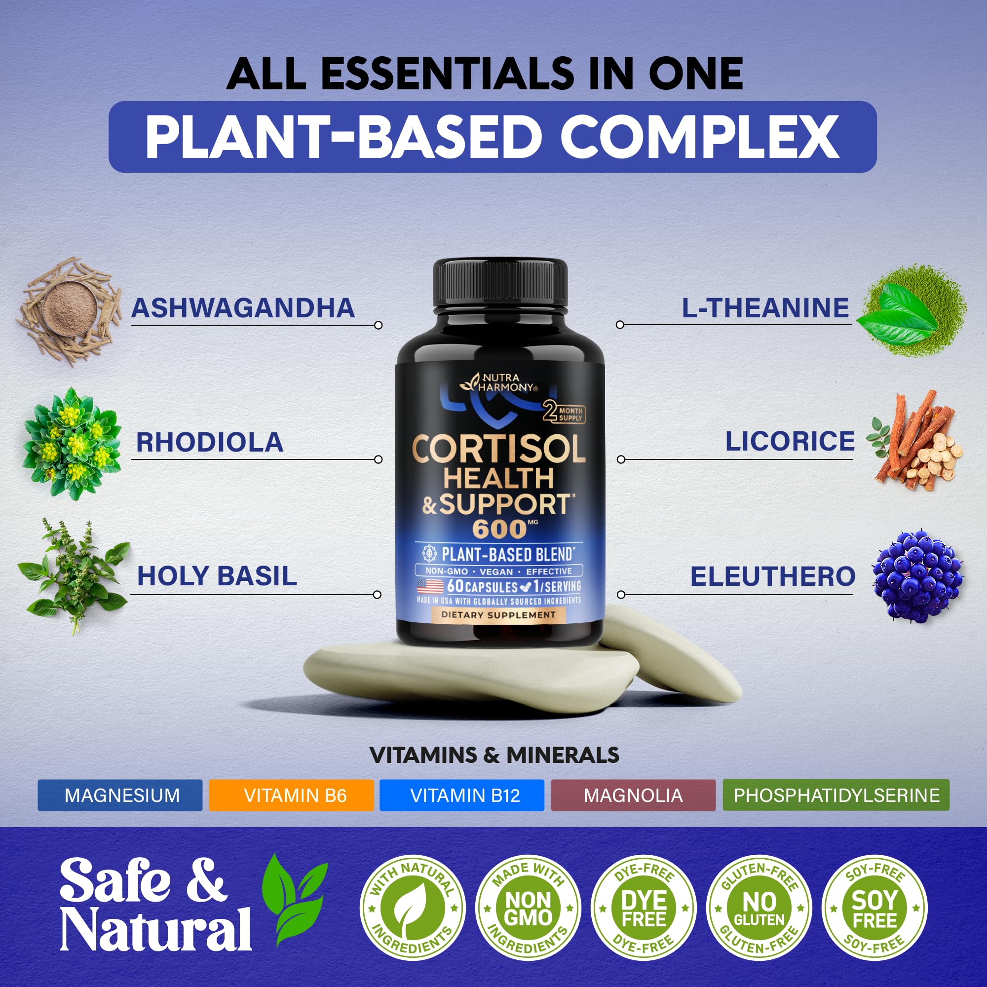 Plant-based hormone balance concept