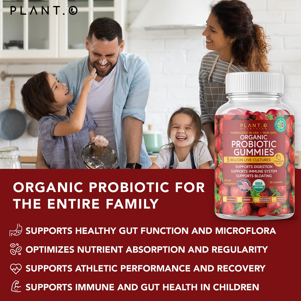 Kids Probiotics Gummies with Non-GMO Citrus Pectin