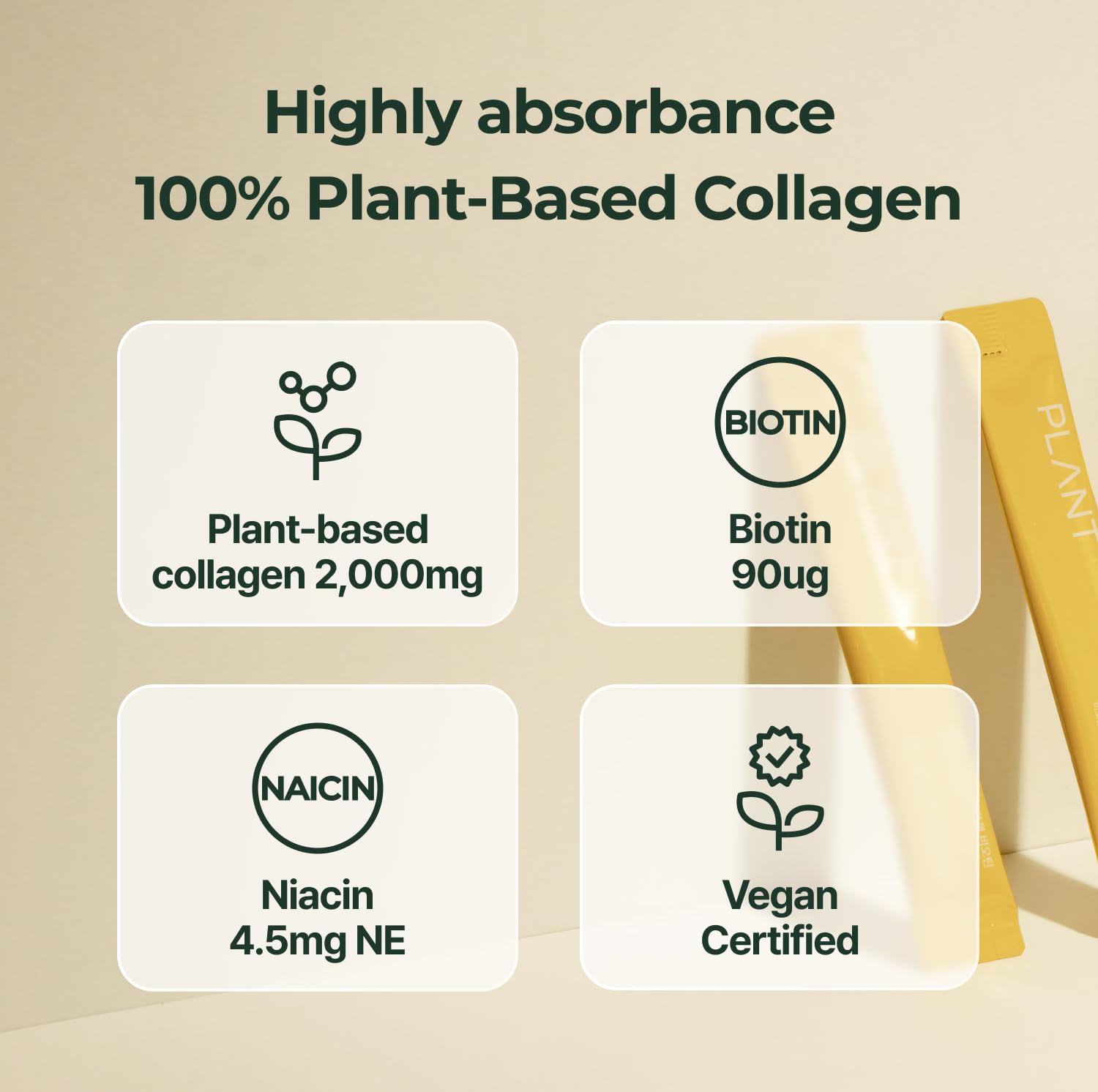 Biotin and niacin information on packaging