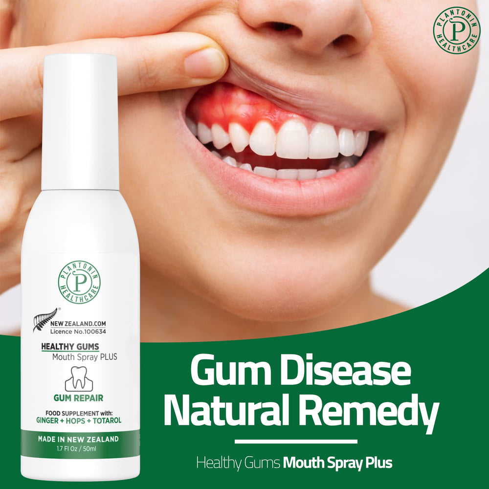 Gums illustration highlighting healthy gums after use