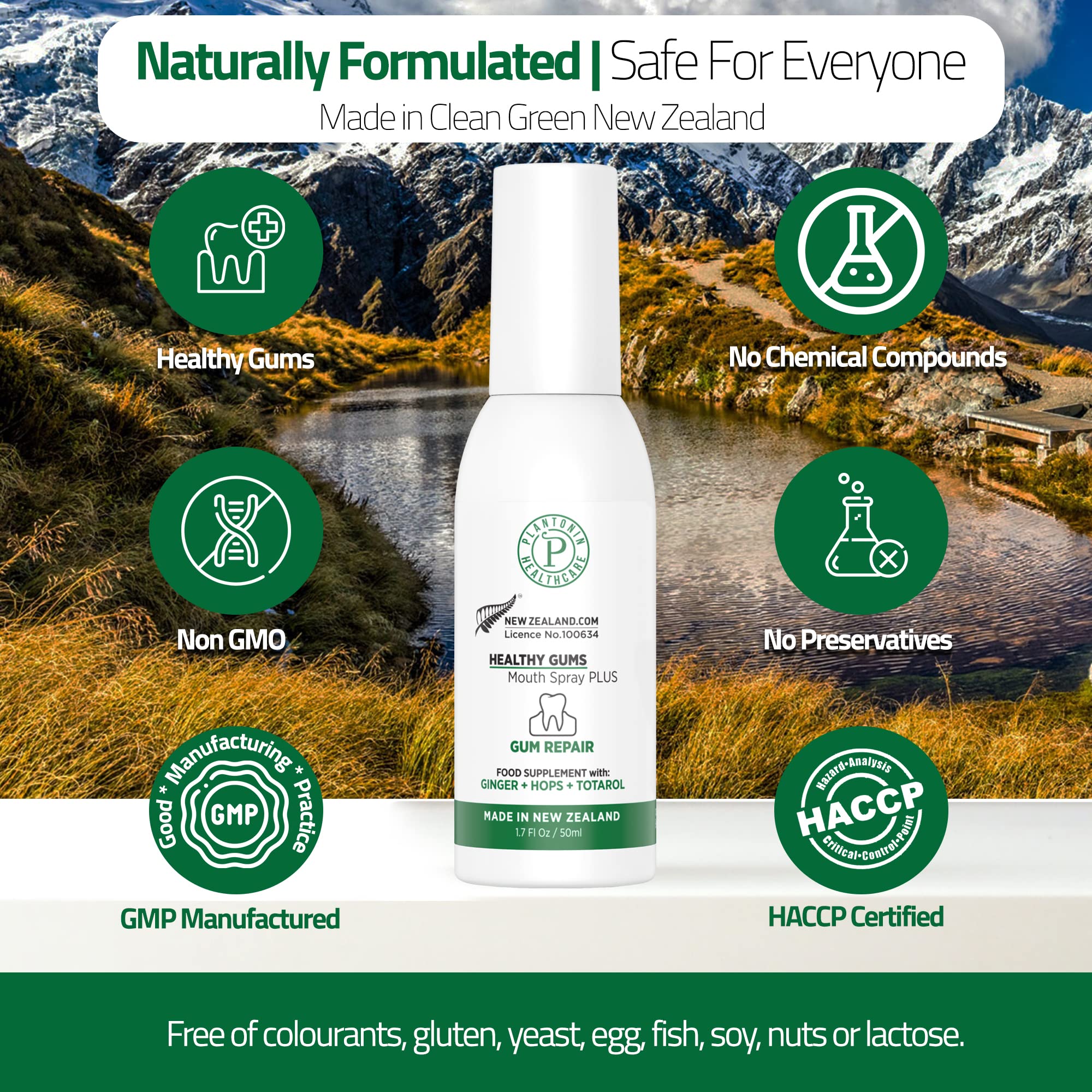 Usage instruction: spray under tongue and swish