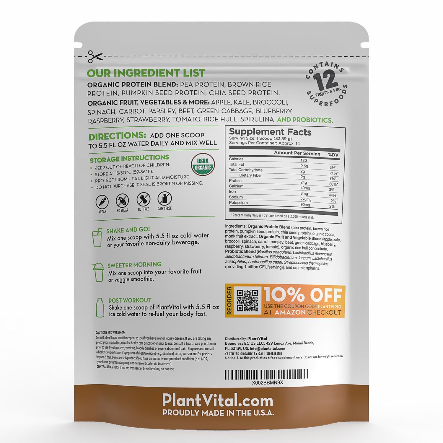 raw cocoa detail on scoop emphasizes chocolate flavor without added sugars