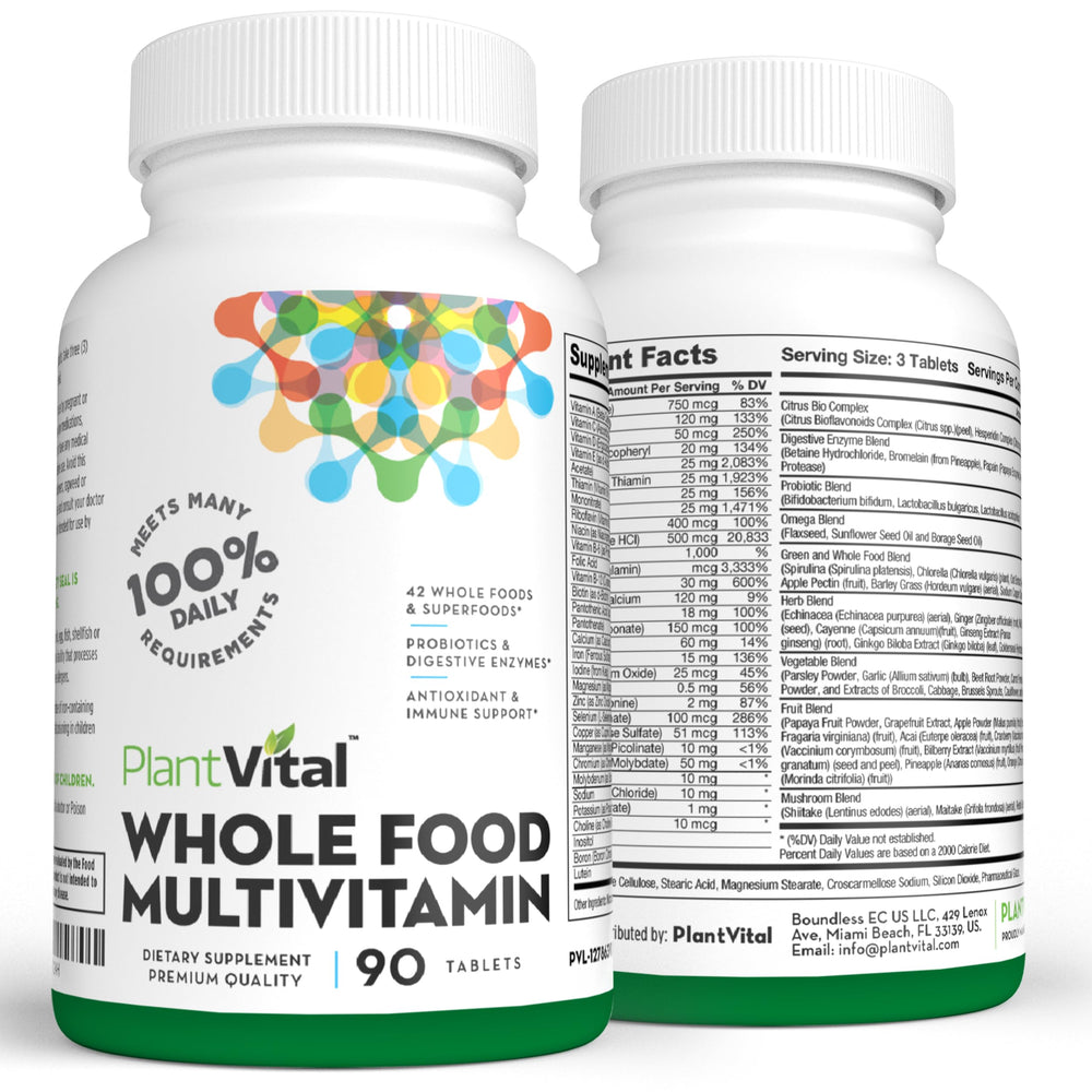 Healthy lifestyle scene with fruits and supplements