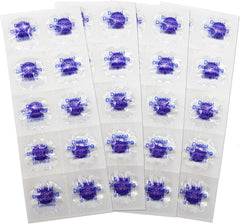 Plaqsearch disclosing tablets 40-pack showing blue old plaque and red new plaque color reveal.