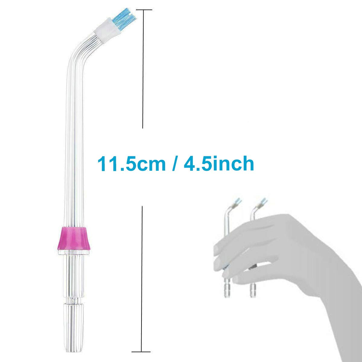 4-pack plaque removal tips for dental cleaning