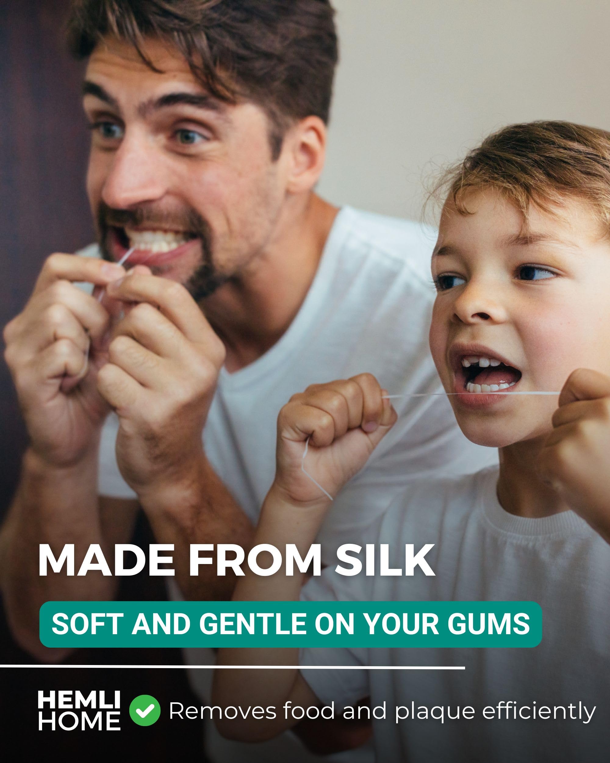 Plastic-free, eco-friendly dental floss packaging