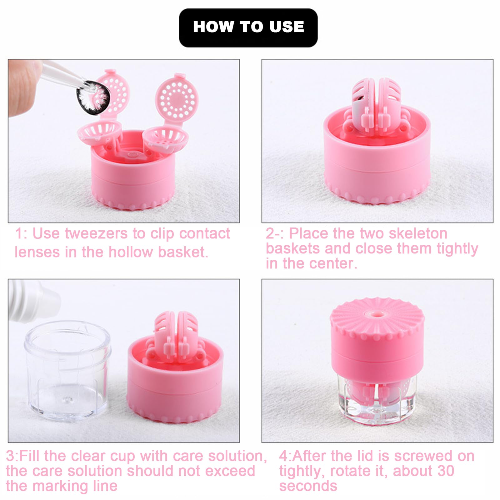 Plastic lens cleaner case