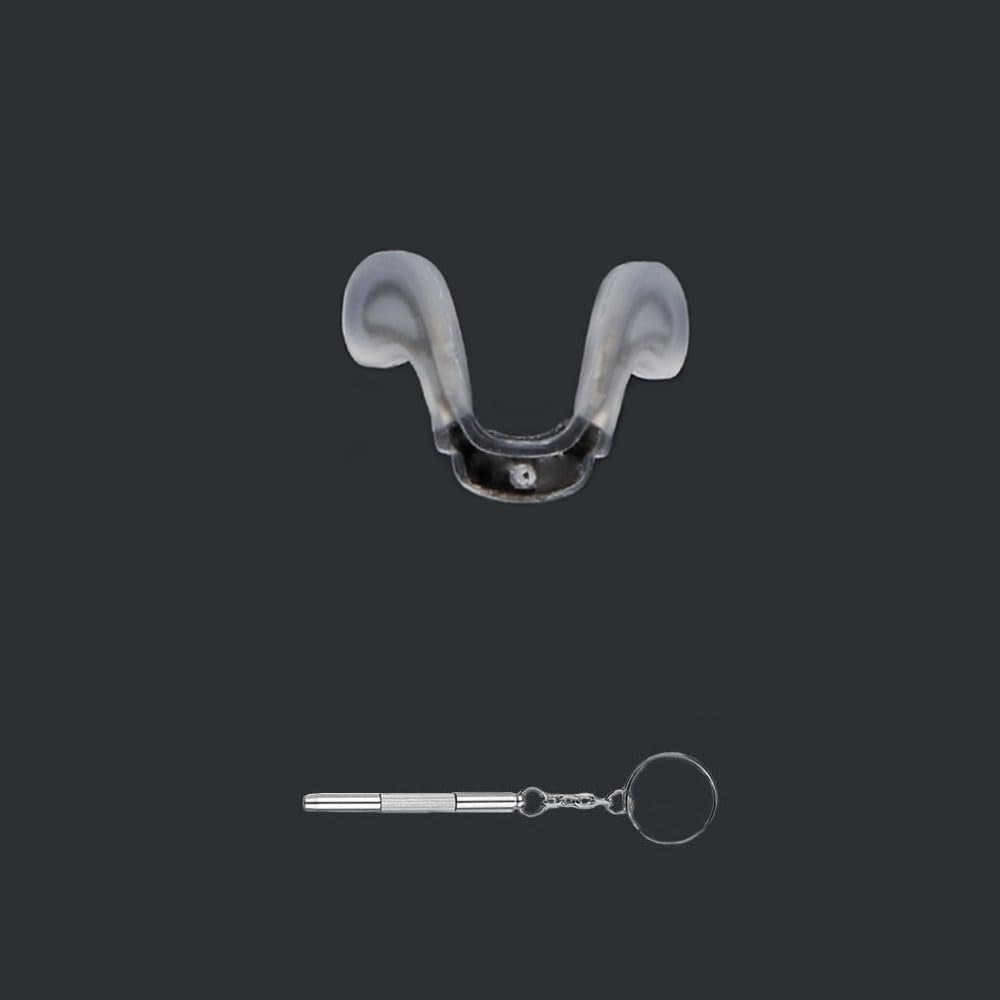 Plate glasses frame nose pads and saddle bridge (silicone/plastic)