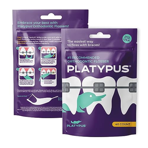 Flossers designed to clean between teeth and braces