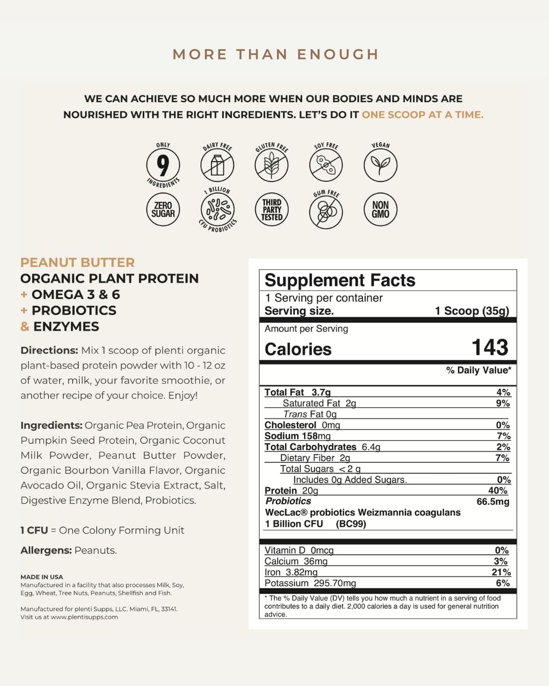 Probiotics and digestive enzymes supporting gut health