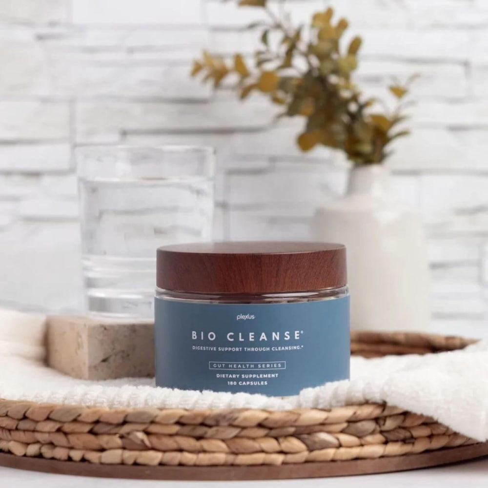 Plexus Bio Cleanse capsules pouring demonstrating easy daily use