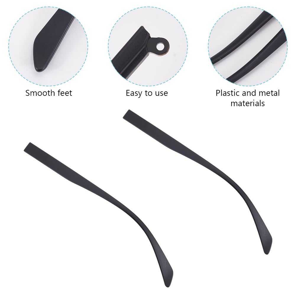 TR90 temple arms for universal eyewear repair