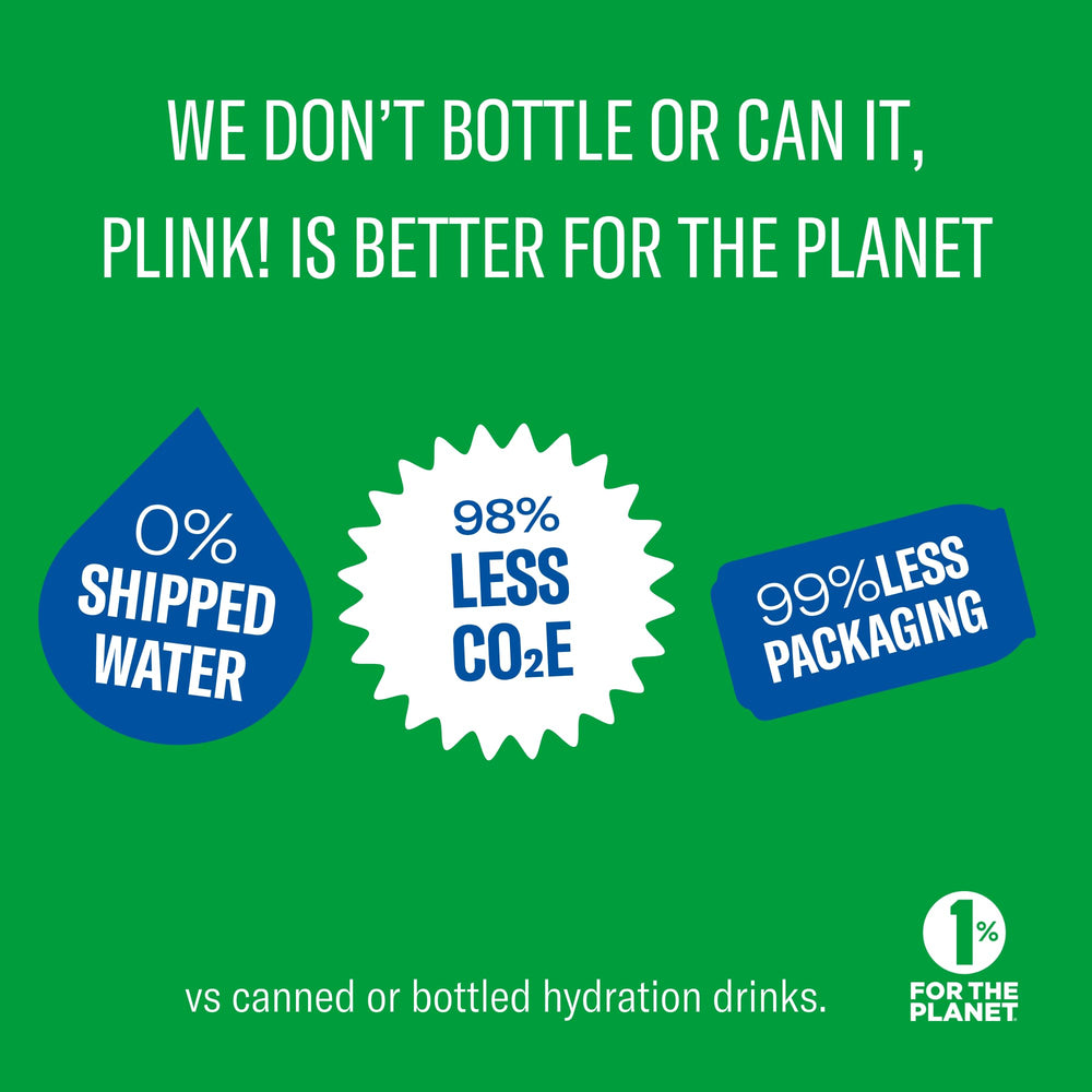 Plink Watermelon tablets in a travel kit for trips.