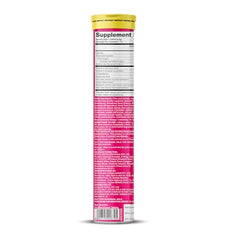 Label highlighting Glutathione 500mg, Hyaluronic Acid, and vitamins
