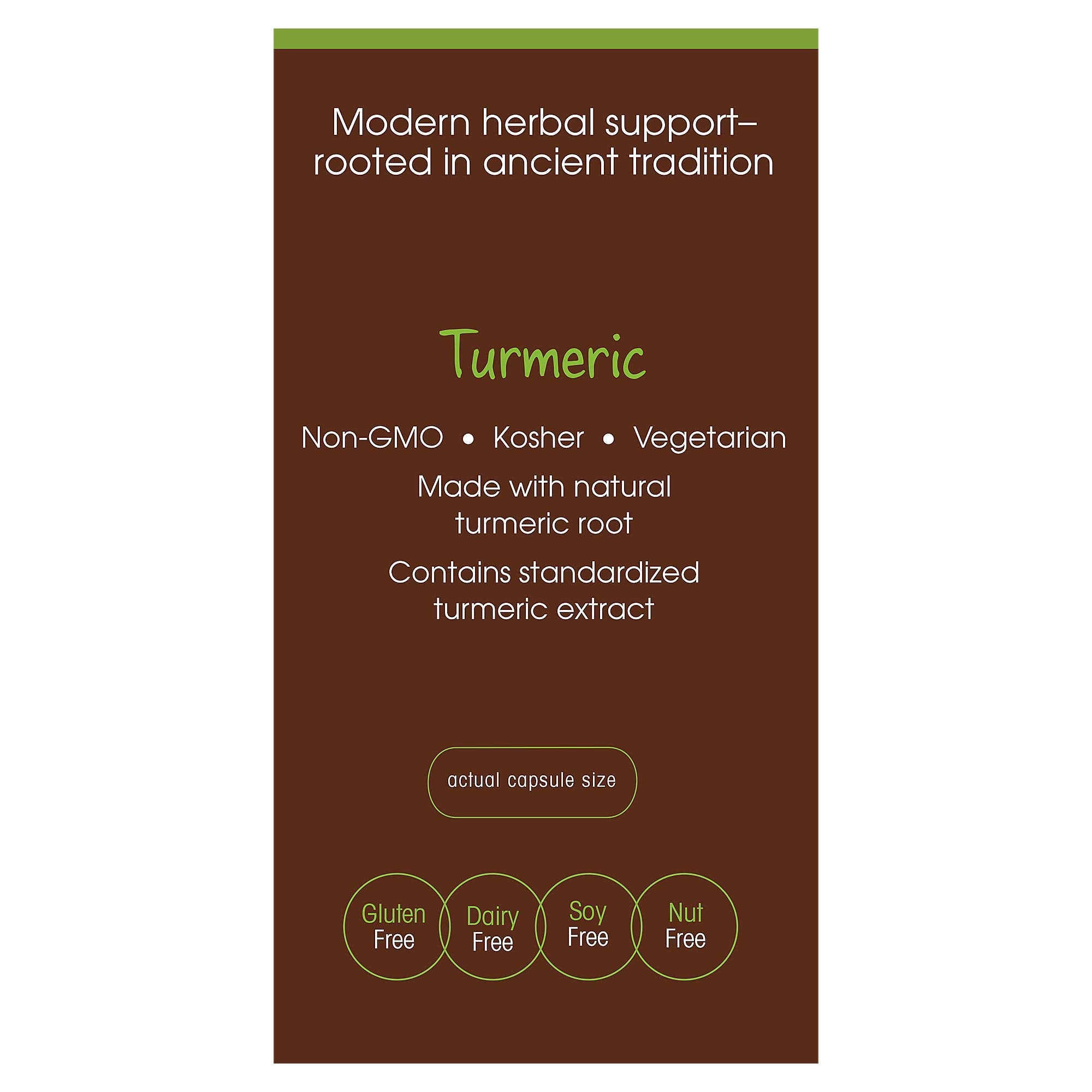 turmeric powder and capsules arrangement