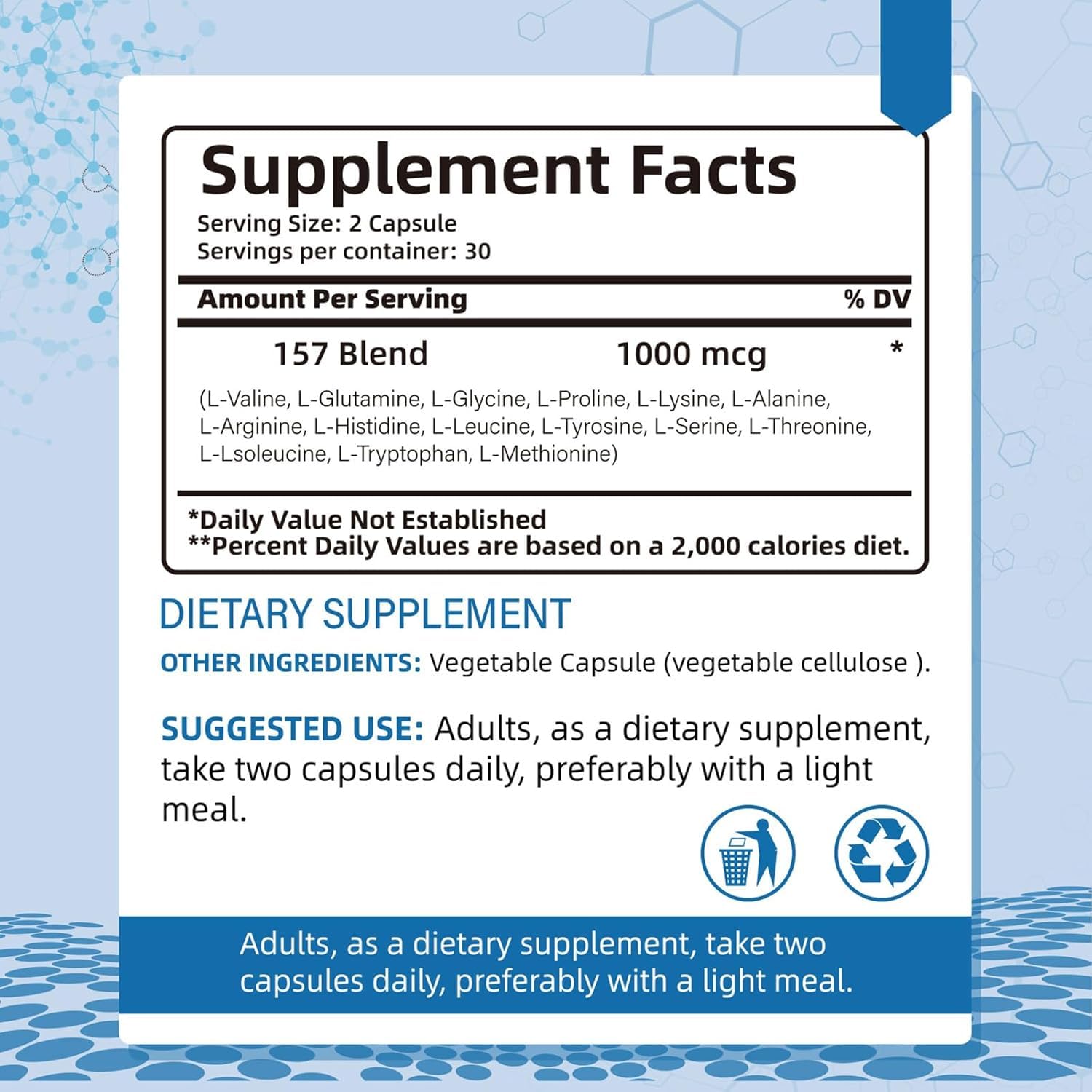 Suggested daily routine with PlocoXe 157 Capsules