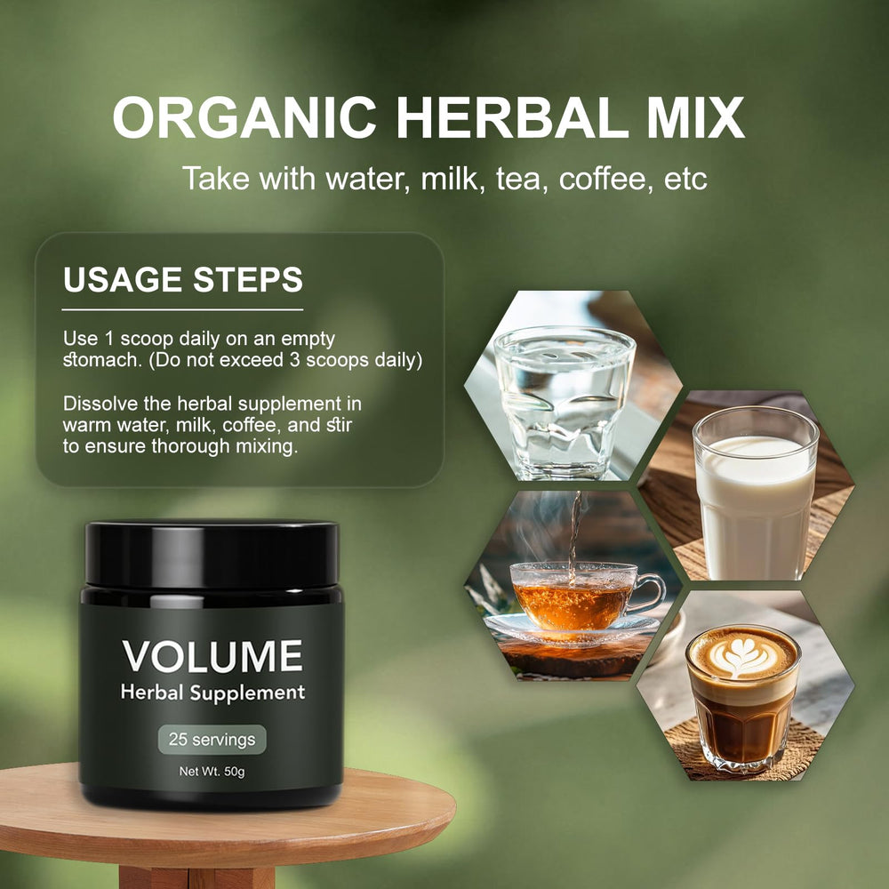 Glass of water with the mixed PlocoXe Primal Herbs drink