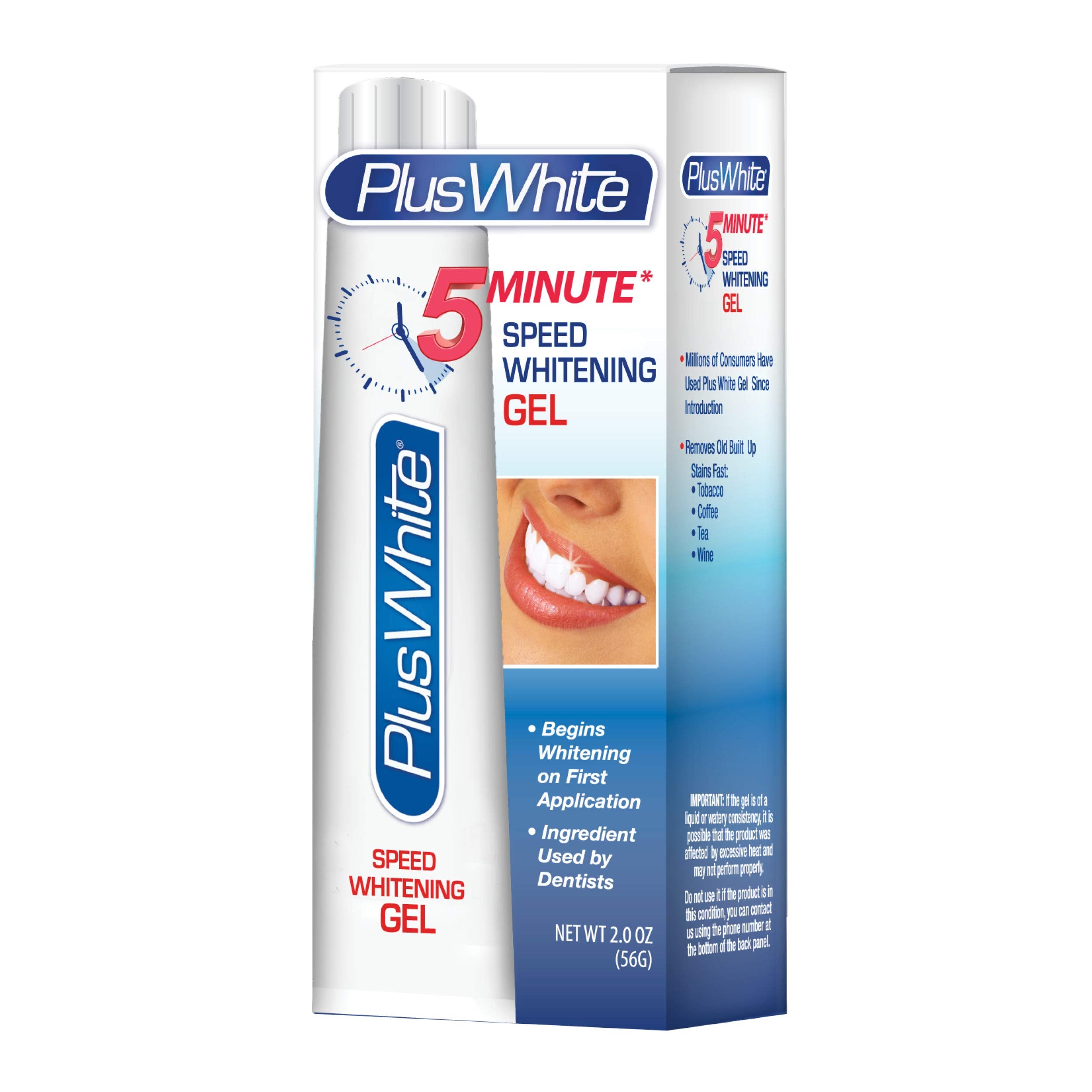 Plus White Speed Whitening Gel 2 oz bottle