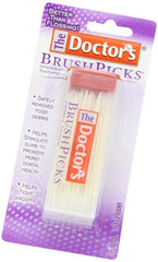 Close-up of Plyalene-bristle tip on BrushPicks