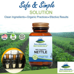 Kosher Vegan nettle capsules packaging