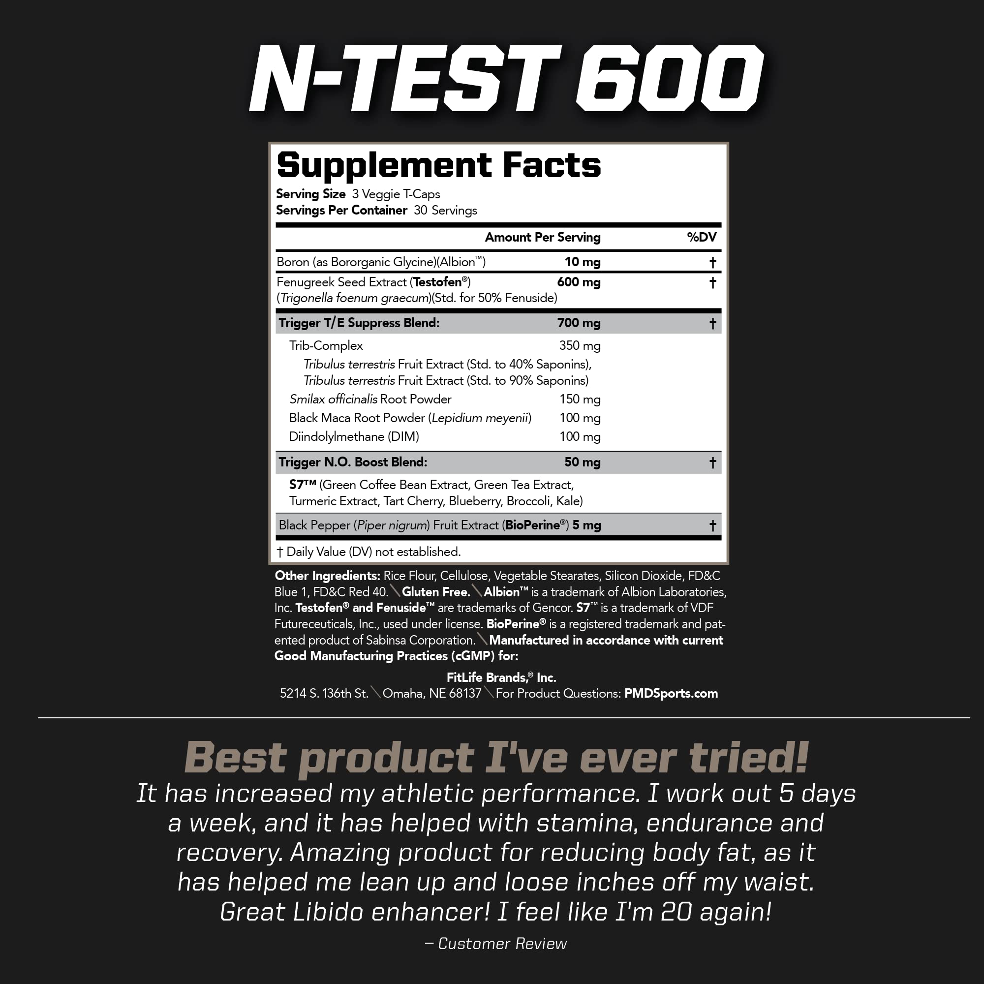 DIM 100 mg and estrogen suppression ingredients on the label