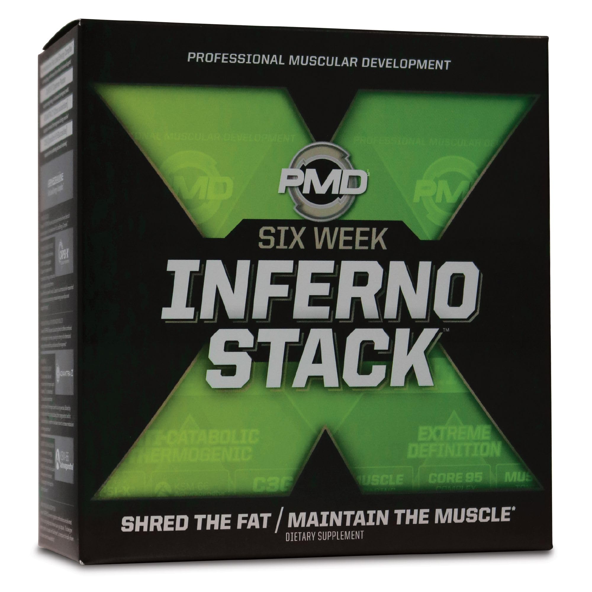 PMD Sports Six Week Inferno Stack packaging