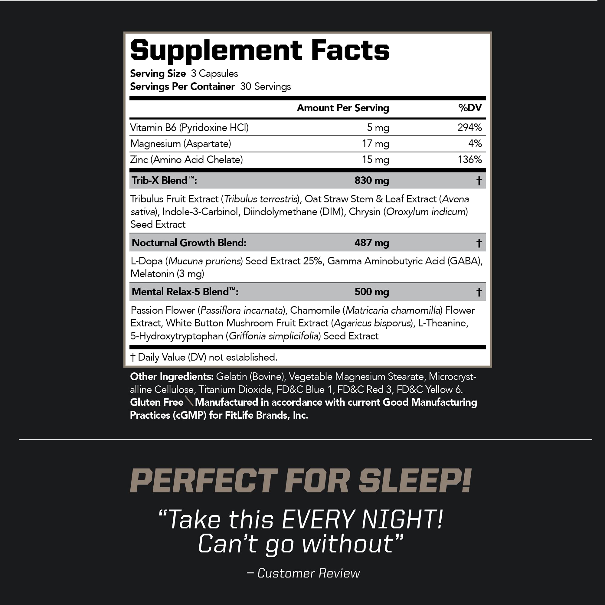 PMD Sports Z-Test capsules close-up highlighting relaxation support for sleep.