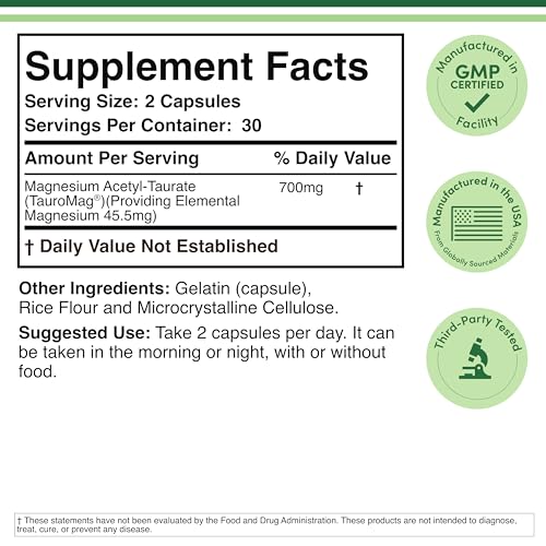 PMS relief magnesium acetyl-taurate illustration