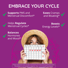 PMS support visual highlighting emotional well-being