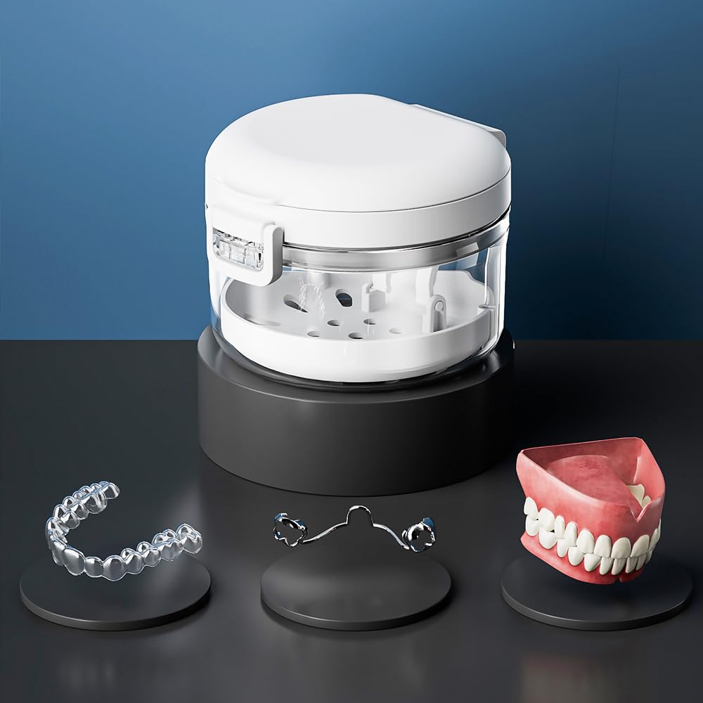 250ml capacity denture soaking container