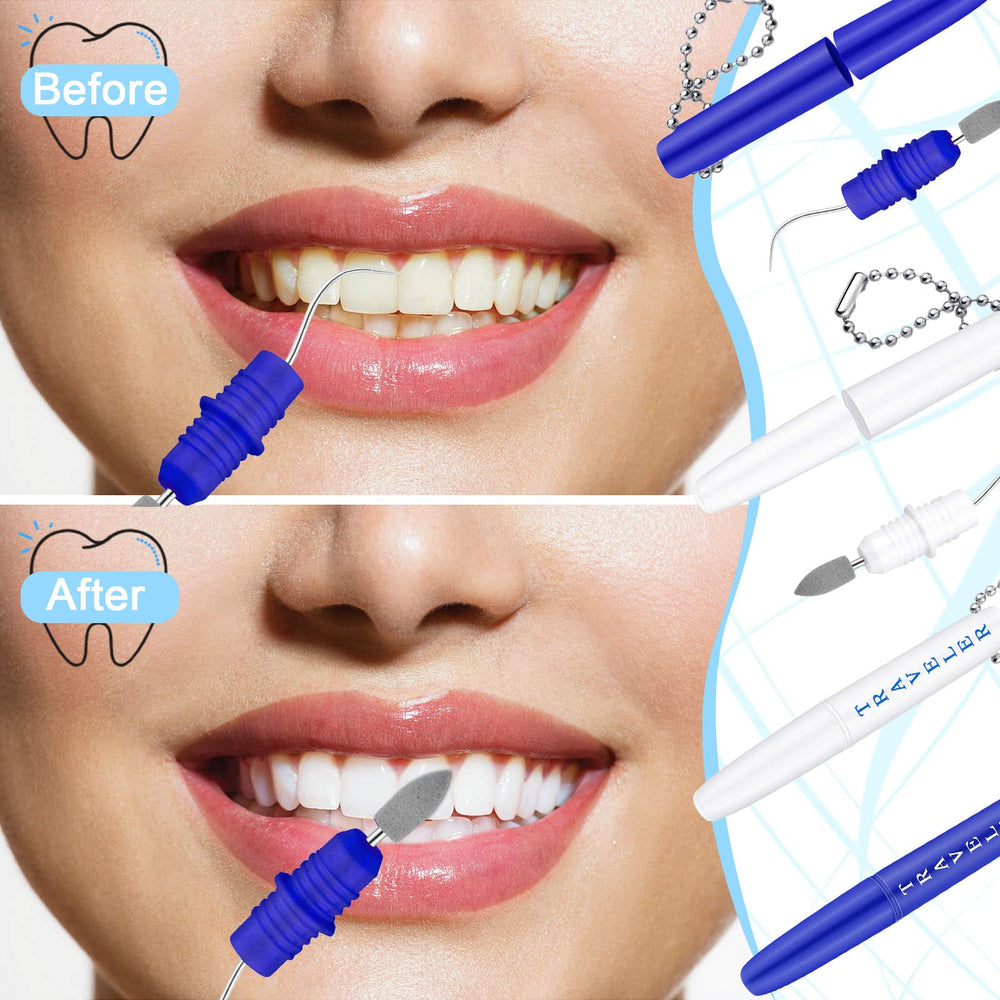 Compact oral care kit with keychain