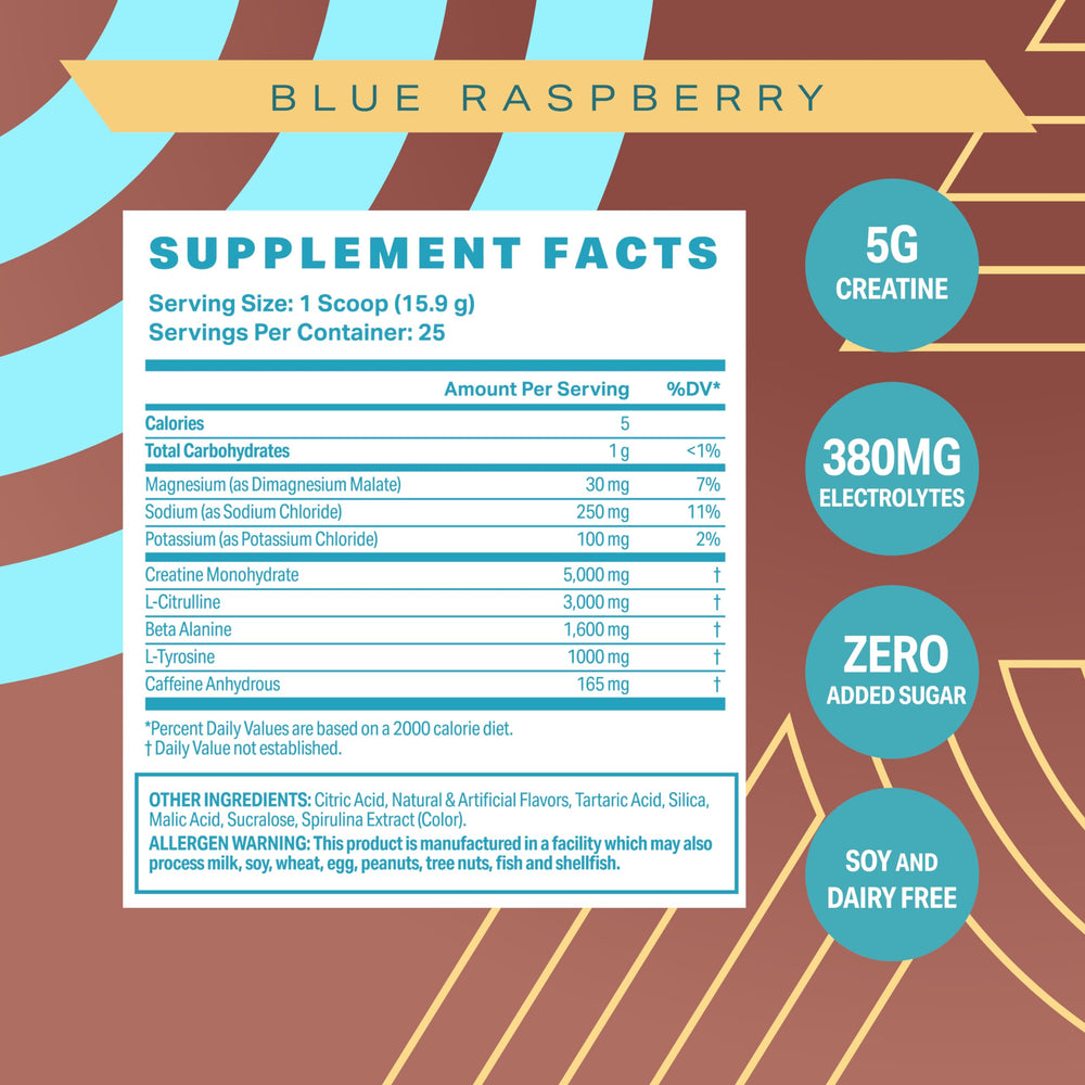Podium Nutrition electrolyte blend with sodium potassium magnesium for hydration during training