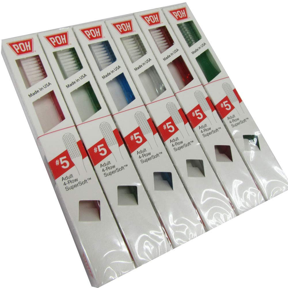 Gentle brushing with supersoft bristles for sensitive mouths