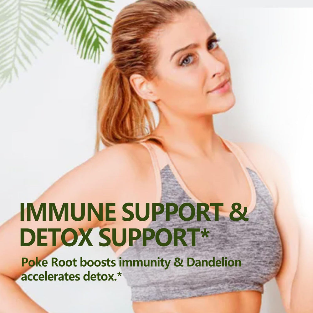 Poke Root and Red Root promoting lymph flow