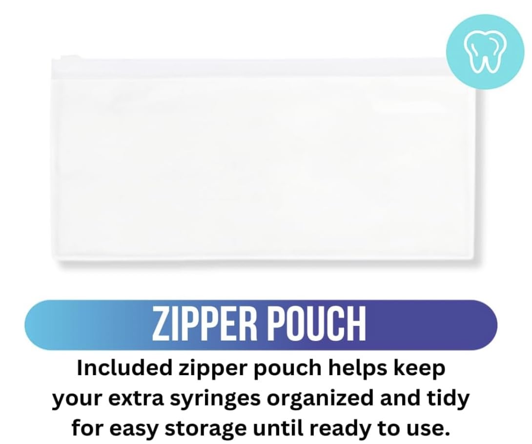 Spark Dental zipper pouch for organizing syringes