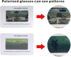 Test card for polarized sunglasses – pattern 4 (60x40mm)