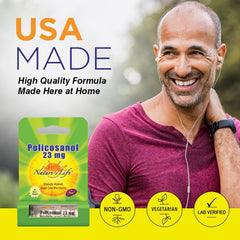 Policosanol 23mg - vegan, gluten-free, non-GMO supplement