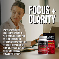 Graphic highlighting ear health and improved circulation